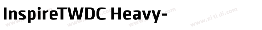 InspireTWDC Heavy字体转换
